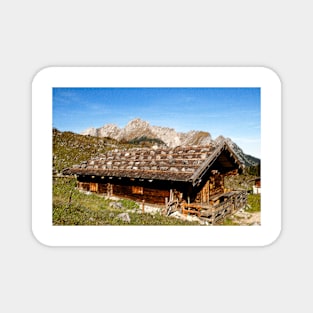 Alpine cottage Magnet