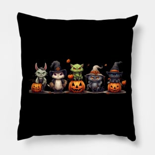 Little Halloween Animals 02 Pillow