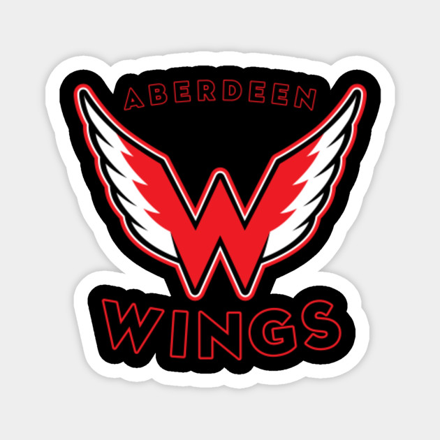 Aberdeen Wings Ice Hockey Aberdeen Wings Magnes Teepublic Pl