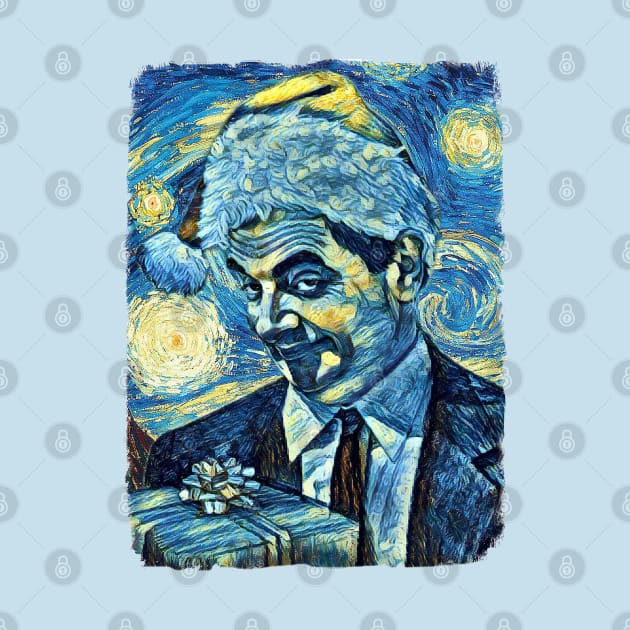 Mr Bean Van Gogh style by todos