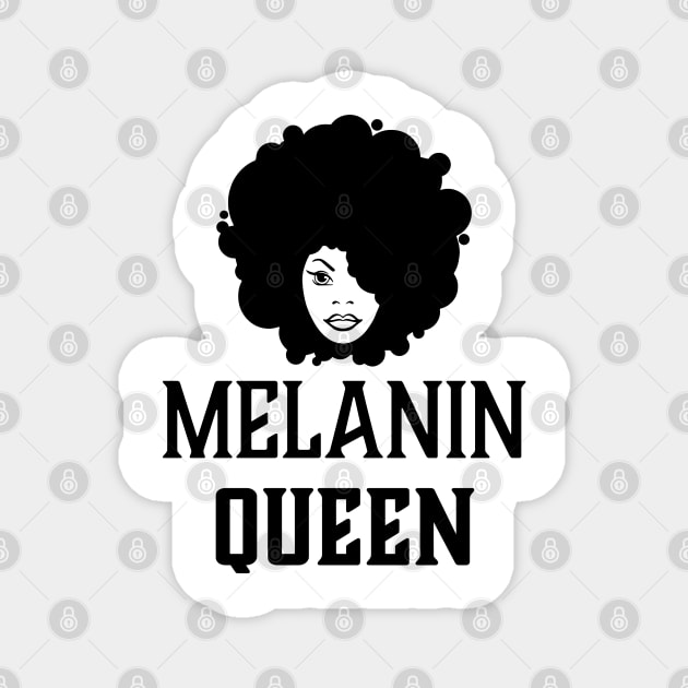 Melanin Queen, Black Girl Magic, Black Woman Magnet by UrbanLifeApparel