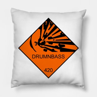 Drumnbass 420 Pillow