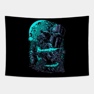 ZOMBIE VAPING Tapestry