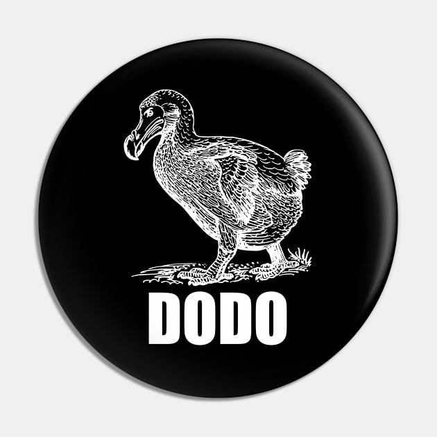 Birder - Dodo Pin by Kudostees