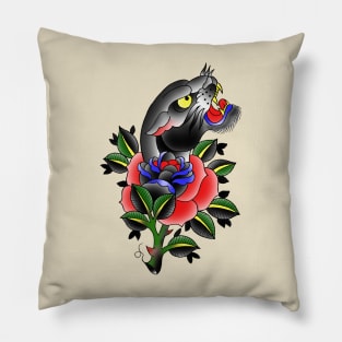 Panther Rose Pillow