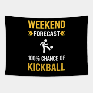 Weekend Forecast Kickball Tapestry