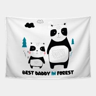 Best Daddy In Forest Panda Edition Tapestry