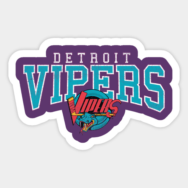Detroit Vipers Detroit Vipers Sticker Teepublic Uk