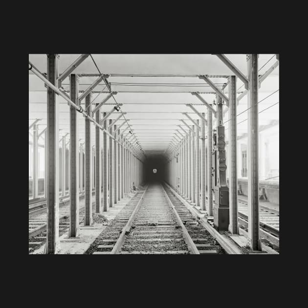 New York Subway Tunnel, 1904. Vintage Photo by historyphoto