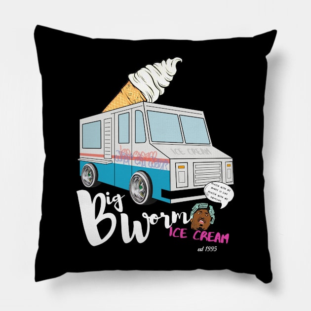 Friday Movie Shirt With Big Worm Ice Cream Shirt Friday Funny Pillow by GWCVFG