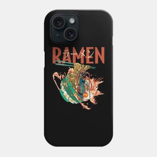 A Great Lobster Ramen with Wave off Kanagawa Soup Phone Case