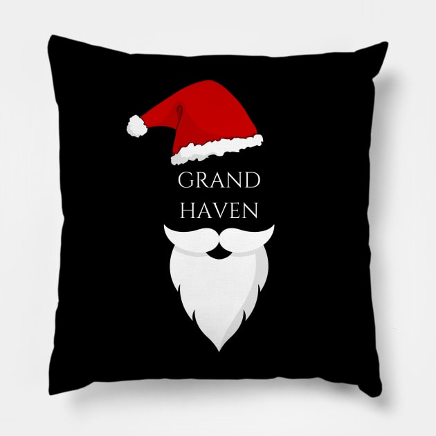 Grand Haven Santa Shirt T-Shirt Pillow by onestarguitar