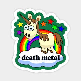 death metal unicorn Magnet