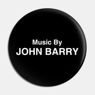 Music By John Barry Pin