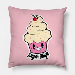 Sugar High Cupcake Pillow