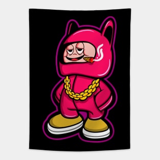 red cute doll smoke weed Tapestry