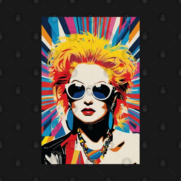 Art Deco Cyndi Lauper by ROH-shuh