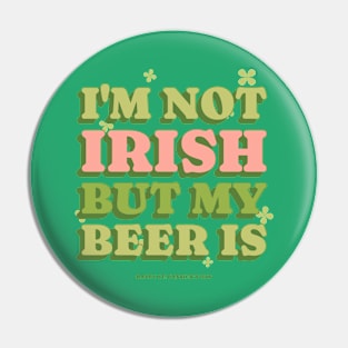 st paddys day beer Irish Pin