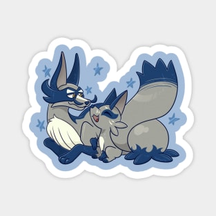 Silver foxes Magnet