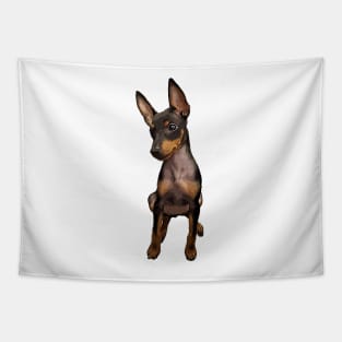 Manchester Terrier Puppy Dog Tapestry