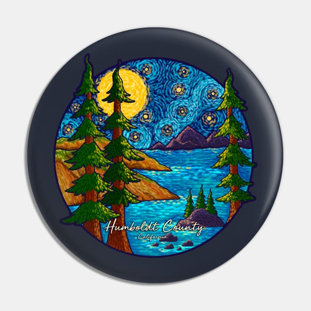 Humboldt County Pin by CattGDesigns