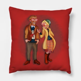 Christmas Couple Fun Pillow