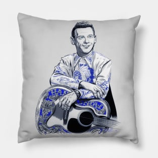 Hank Snow - An illustration by Paul Cemmick Pillow