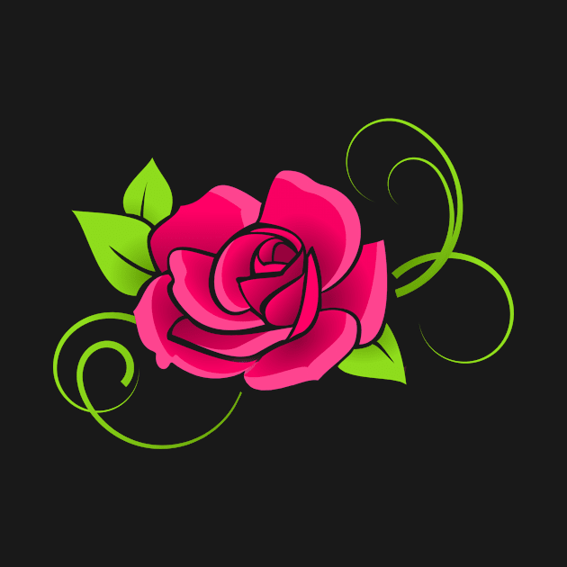Rose Flower by Penciligram