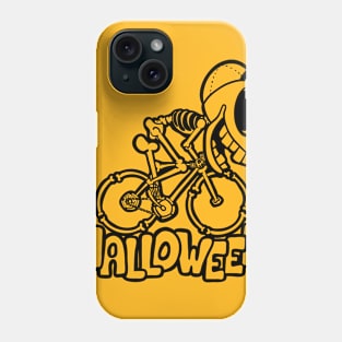 Skeleton Halloween Cyclist Phone Case