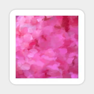 Pretty in Shades of Pink - Abstract Watercolor design Magnet