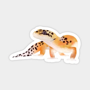 Leopard Gecko, Gecko Lovers, Painted Gecko Magnet