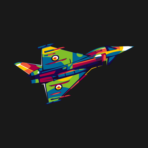 Typhoon Jet Fighter by wpaprint