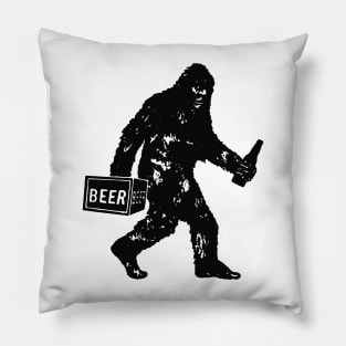 bigfoot beer Pillow