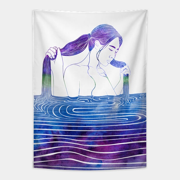 Nereid CLXX Tapestry by Sirenarts