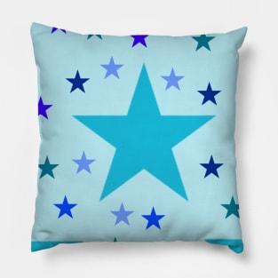 COLORFUL STARS PATTERN BACKGROUND DESIGN Pillow