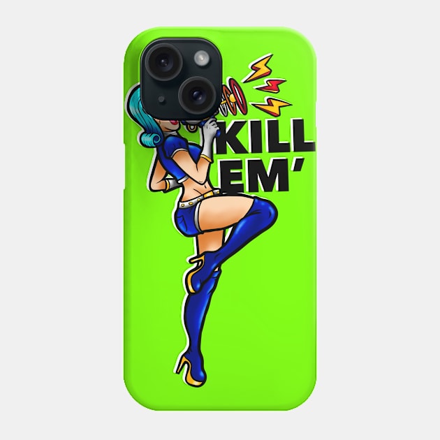 Kill Em' Phone Case by ReclusiveCrafts