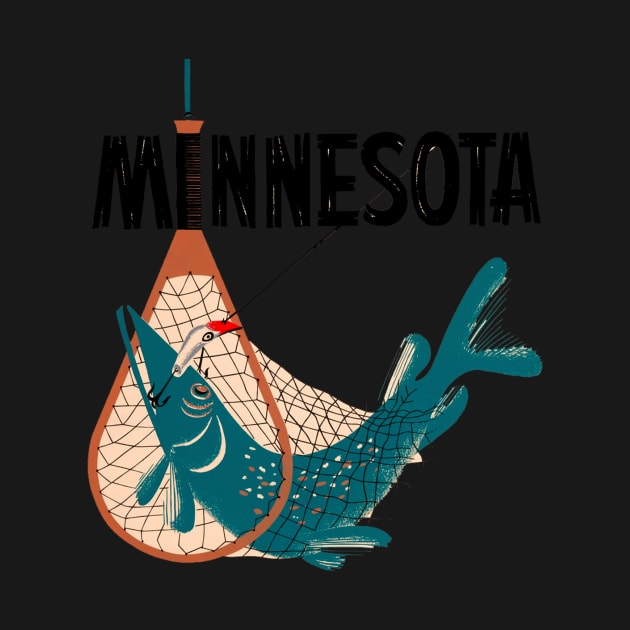 Minnesota Fishing Design by zsonn