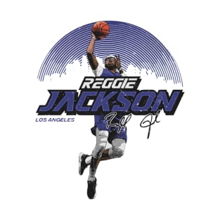 Reggie Jackson Los Angeles C Skyline T-Shirt