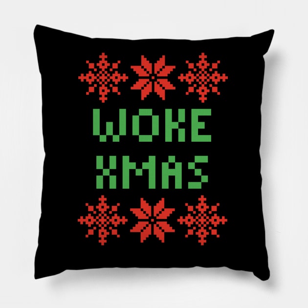 Woke Xmas Pillow by isstgeschichte