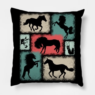 Haflinger Pony Horses Collection Pillow