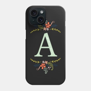 Monogram Letter A Phone Case