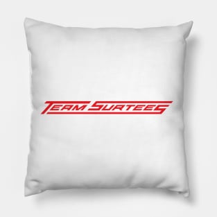 Surtees Formula One Team 1970-78 F1 logo - red Pillow
