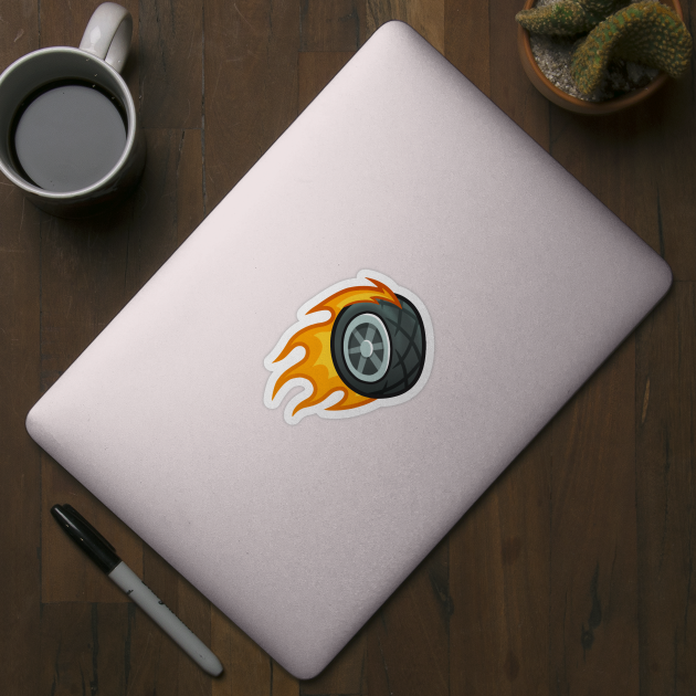 Sticker  BANG ENGRENAGES & BURN CAOUTCHOUC (4) , par PlanDesigner