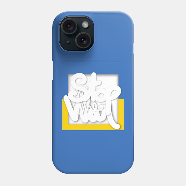 Stop the war Phone Case by Susana