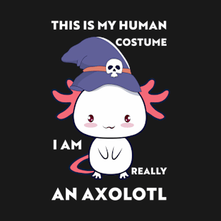 This is my human costume i'm really an axolotl #2 T-Shirt