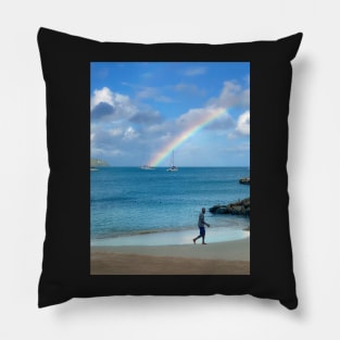 Rodney Bay Rainbow Pillow