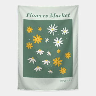 Daisy Flowers Market Tapestry