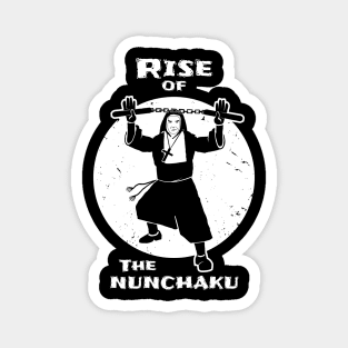 Rise Of The Nunchaku Nun Funny Martial Arts Pun Magnet