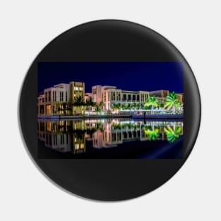 night reflection Pin