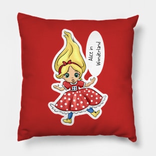 Alice in W Pillow